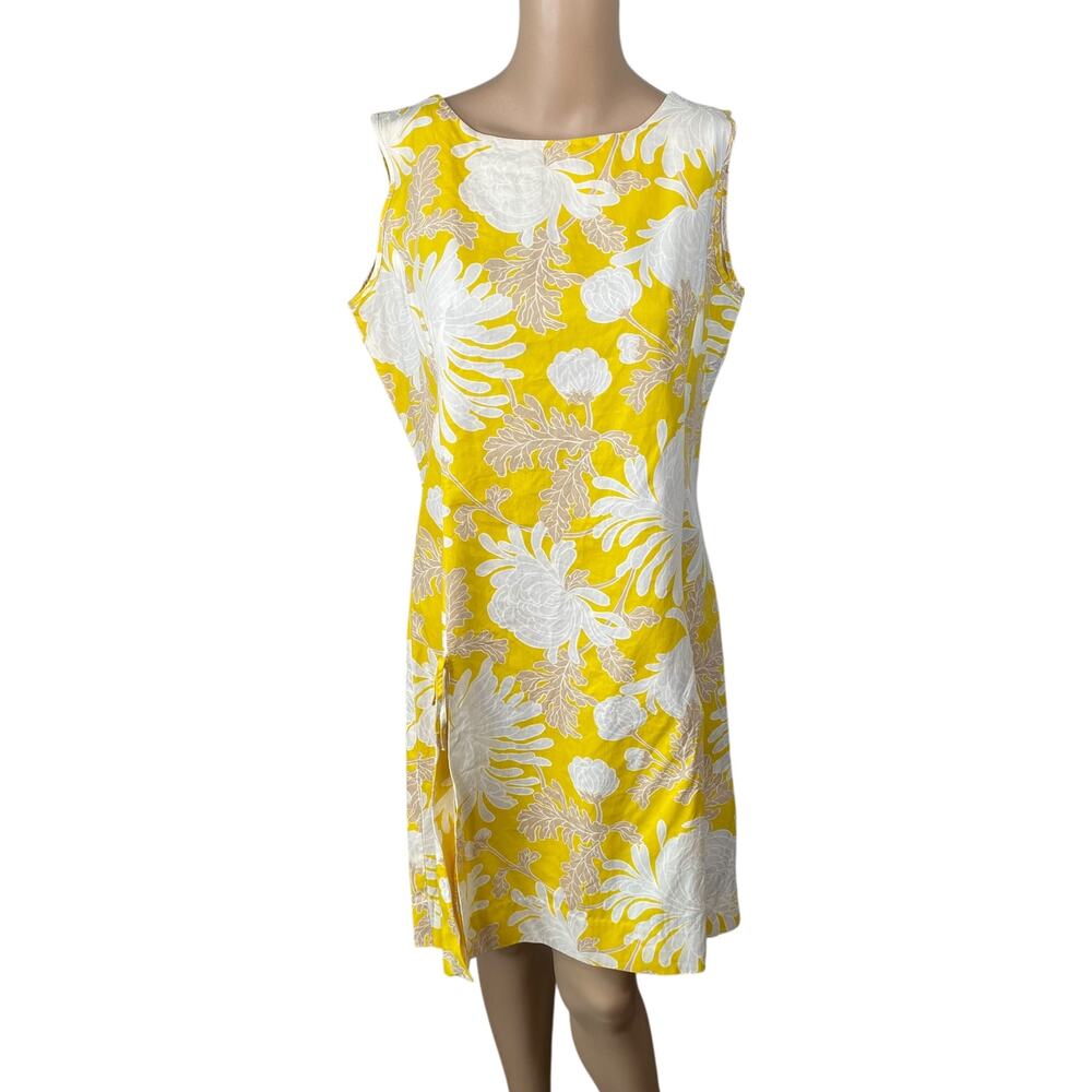 Vintage 60s Dash About Floral Mod Mini Dress 16 | Metal Zip Slit A Line Bows